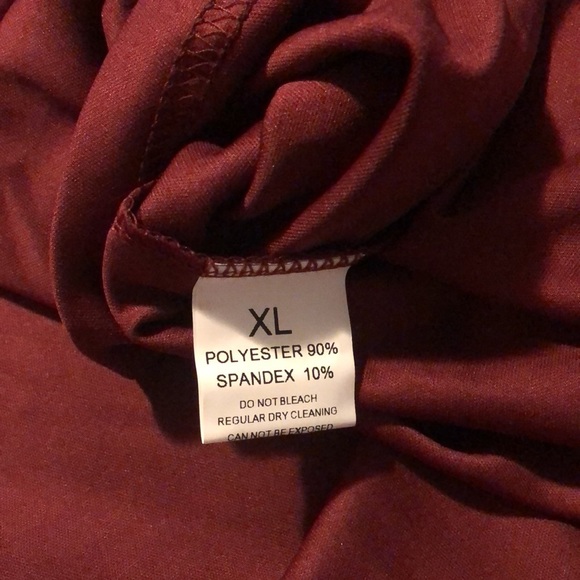 Maroon Maxi Skirt - Picture 3 of 3